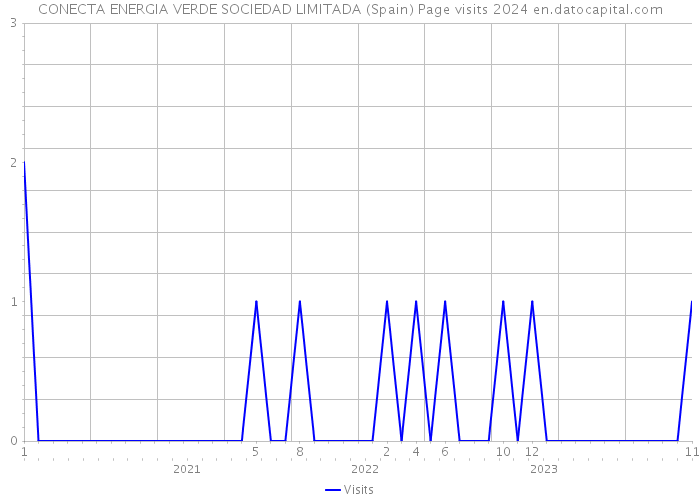 CONECTA ENERGIA VERDE SOCIEDAD LIMITADA (Spain) Page visits 2024 