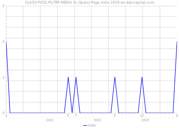GLASO POOL FILTER MEDIA SL (Spain) Page visits 2024 