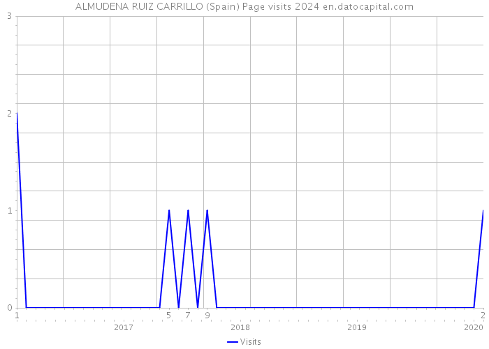 ALMUDENA RUIZ CARRILLO (Spain) Page visits 2024 