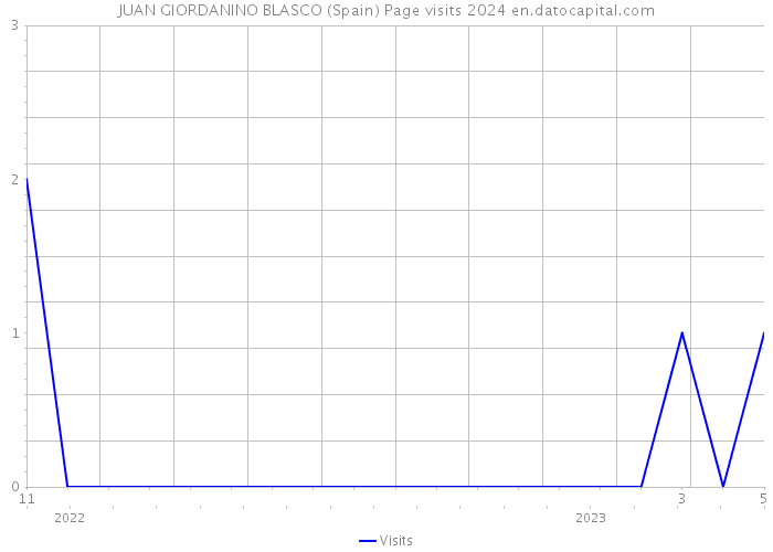 JUAN GIORDANINO BLASCO (Spain) Page visits 2024 