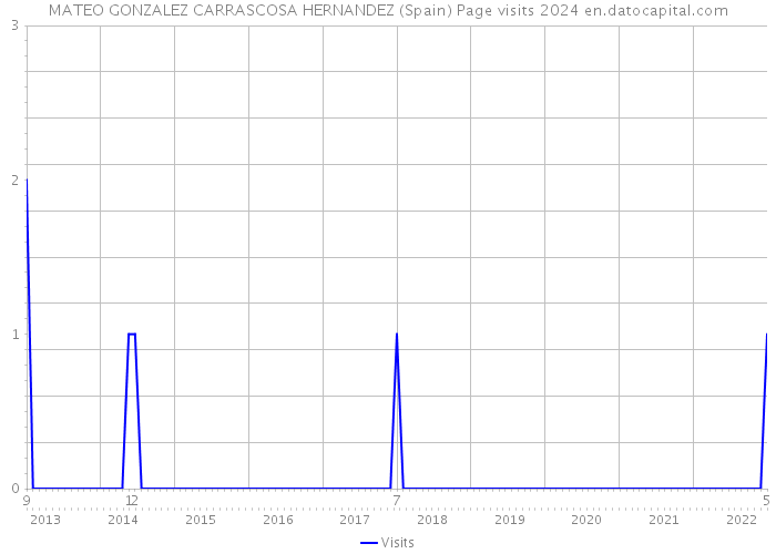 MATEO GONZALEZ CARRASCOSA HERNANDEZ (Spain) Page visits 2024 