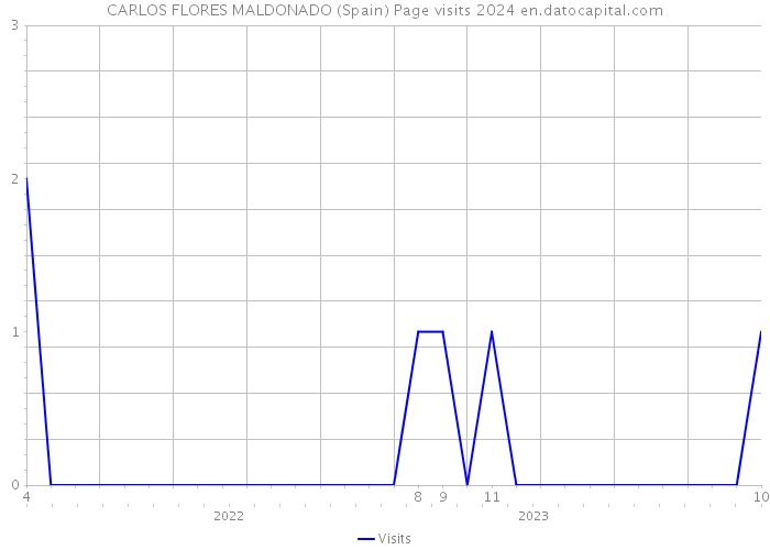 CARLOS FLORES MALDONADO (Spain) Page visits 2024 