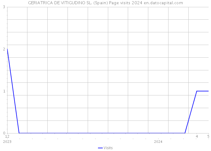 GERIATRICA DE VITIGUDINO SL. (Spain) Page visits 2024 
