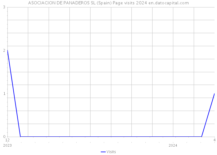 ASOCIACION DE PANADEROS SL (Spain) Page visits 2024 