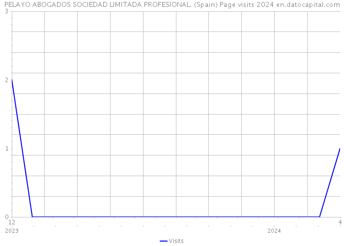 PELAYO ABOGADOS SOCIEDAD LIMITADA PROFESIONAL. (Spain) Page visits 2024 