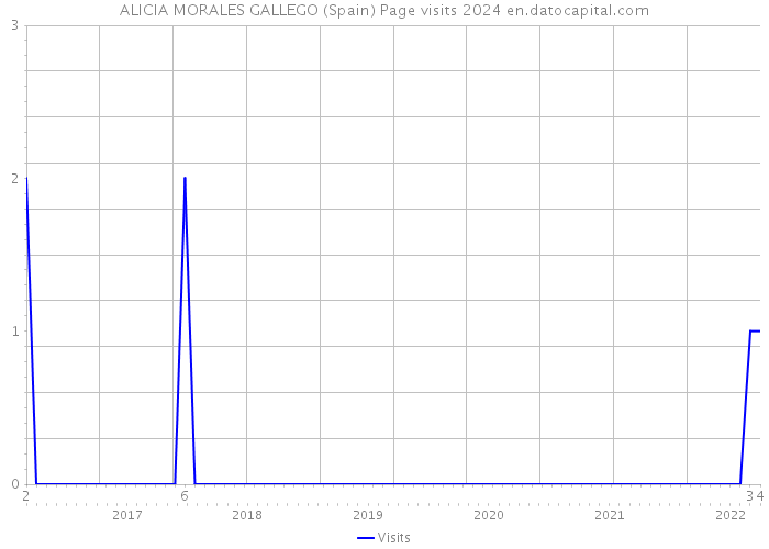 ALICIA MORALES GALLEGO (Spain) Page visits 2024 