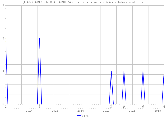 JUAN CARLOS ROCA BARBERA (Spain) Page visits 2024 