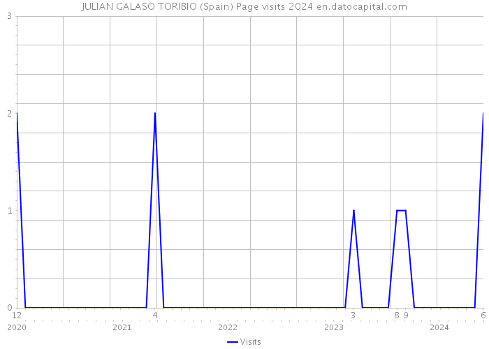 JULIAN GALASO TORIBIO (Spain) Page visits 2024 