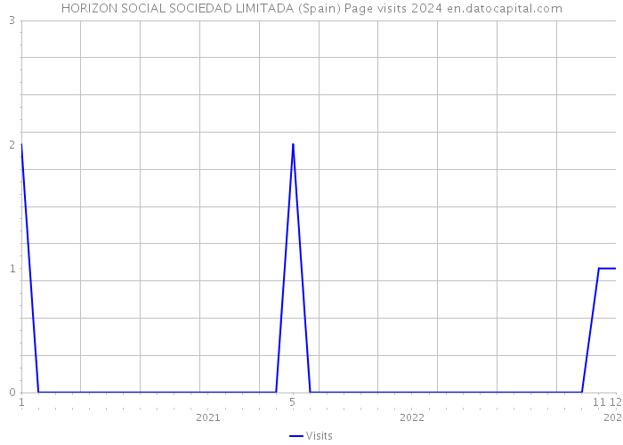 HORIZON SOCIAL SOCIEDAD LIMITADA (Spain) Page visits 2024 