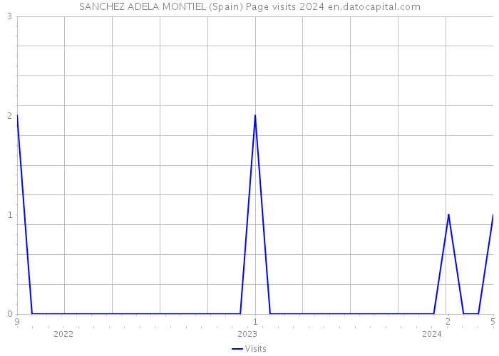 SANCHEZ ADELA MONTIEL (Spain) Page visits 2024 