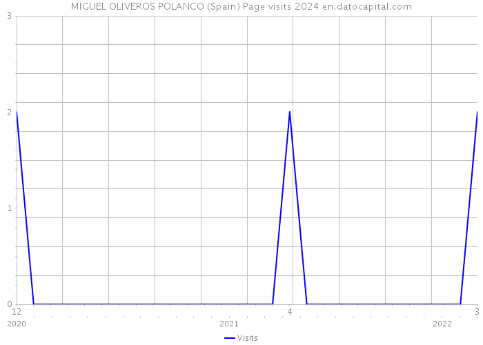 MIGUEL OLIVEROS POLANCO (Spain) Page visits 2024 