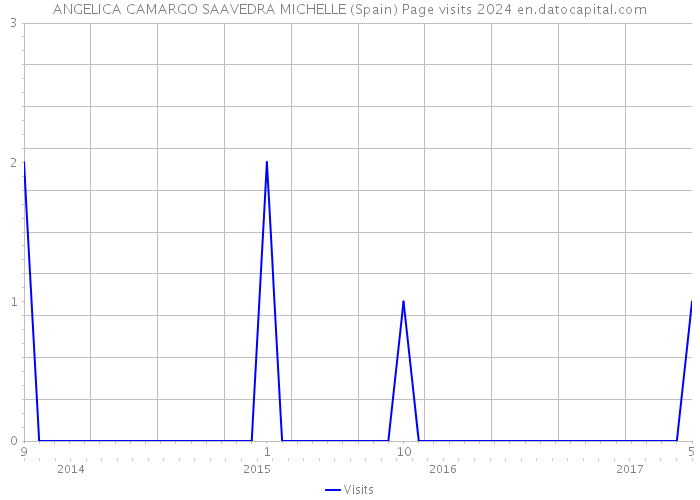 ANGELICA CAMARGO SAAVEDRA MICHELLE (Spain) Page visits 2024 