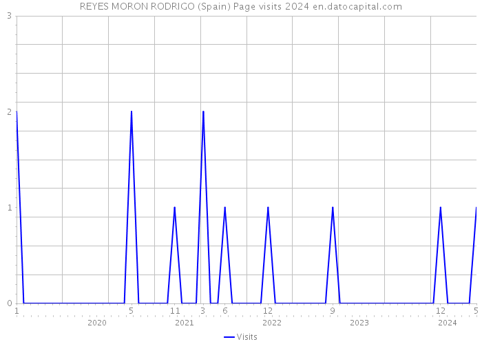 REYES MORON RODRIGO (Spain) Page visits 2024 