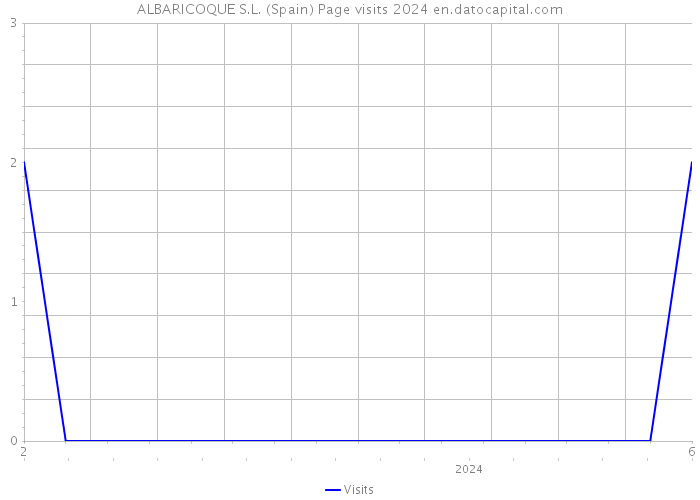 ALBARICOQUE S.L. (Spain) Page visits 2024 