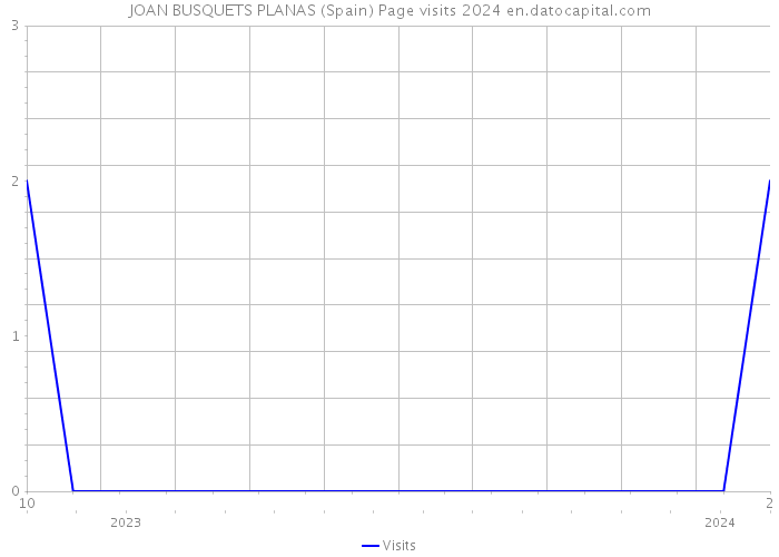 JOAN BUSQUETS PLANAS (Spain) Page visits 2024 