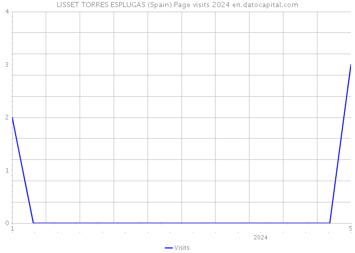 LISSET TORRES ESPLUGAS (Spain) Page visits 2024 