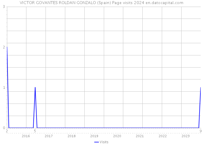 VICTOR GOVANTES ROLDAN GONZALO (Spain) Page visits 2024 