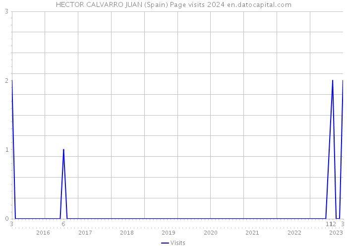 HECTOR CALVARRO JUAN (Spain) Page visits 2024 