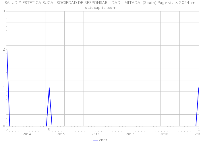 SALUD Y ESTETICA BUCAL SOCIEDAD DE RESPONSABILIDAD LIMITADA. (Spain) Page visits 2024 