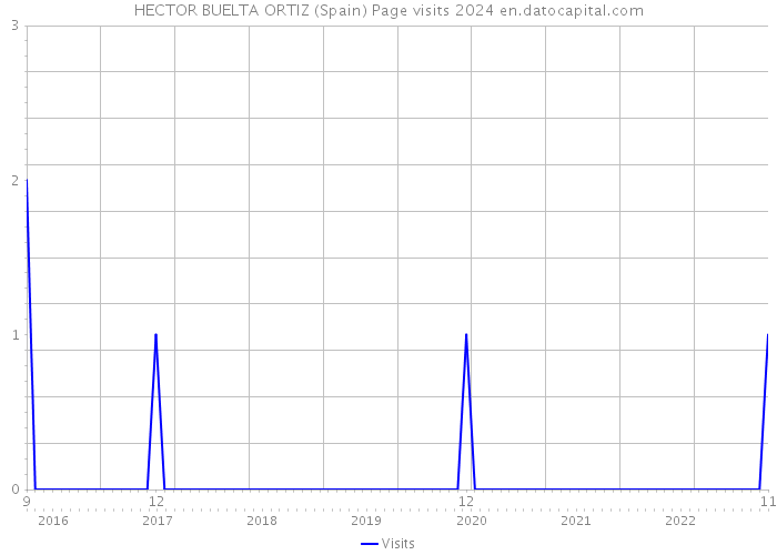 HECTOR BUELTA ORTIZ (Spain) Page visits 2024 