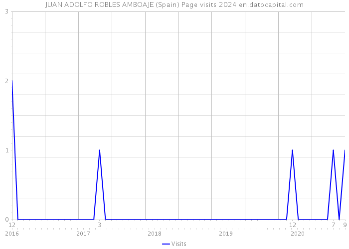 JUAN ADOLFO ROBLES AMBOAJE (Spain) Page visits 2024 