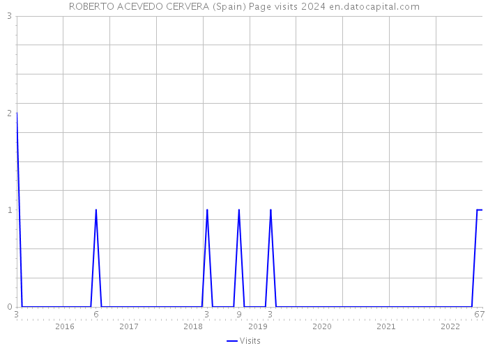 ROBERTO ACEVEDO CERVERA (Spain) Page visits 2024 
