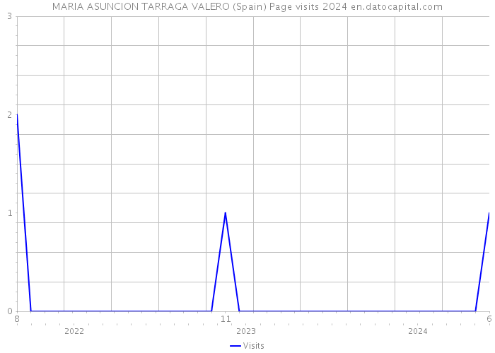 MARIA ASUNCION TARRAGA VALERO (Spain) Page visits 2024 