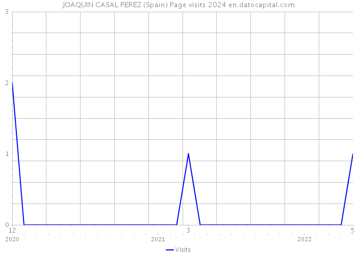 JOAQUIN CASAL PEREZ (Spain) Page visits 2024 