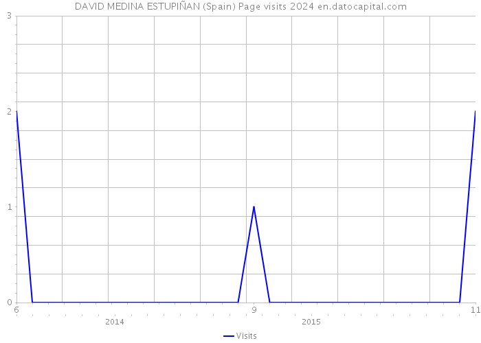DAVID MEDINA ESTUPIÑAN (Spain) Page visits 2024 