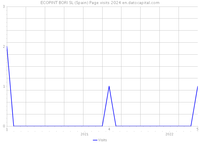 ECOPINT BORI SL (Spain) Page visits 2024 