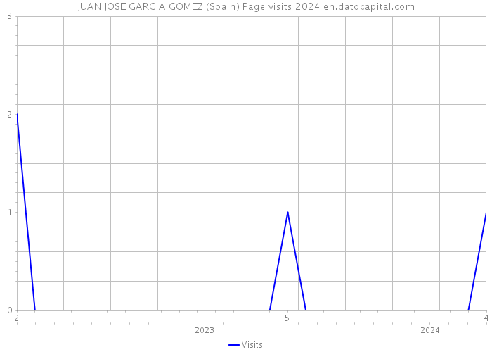 JUAN JOSE GARCIA GOMEZ (Spain) Page visits 2024 