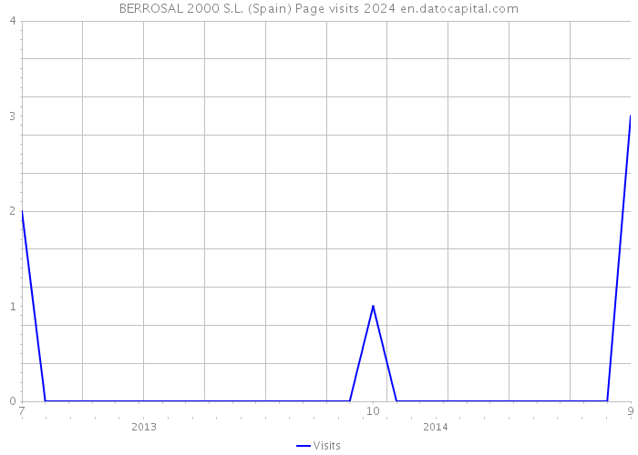 BERROSAL 2000 S.L. (Spain) Page visits 2024 