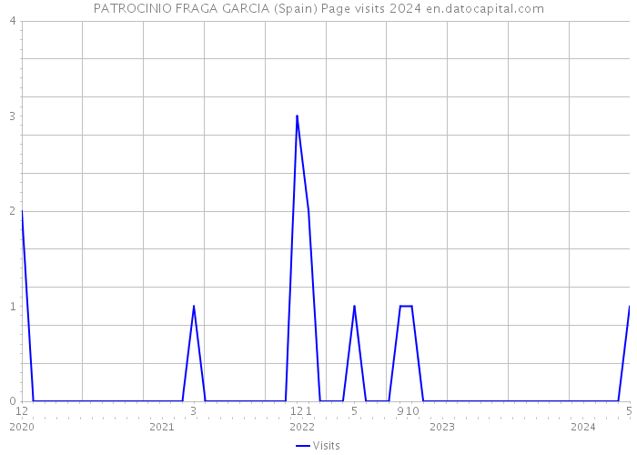 PATROCINIO FRAGA GARCIA (Spain) Page visits 2024 