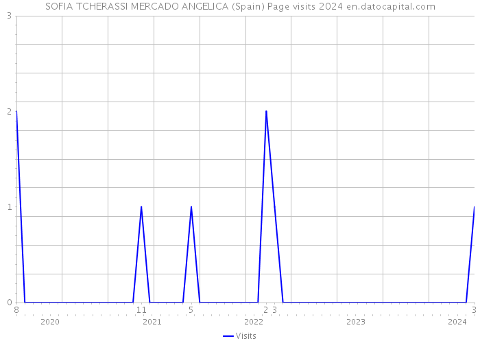 SOFIA TCHERASSI MERCADO ANGELICA (Spain) Page visits 2024 
