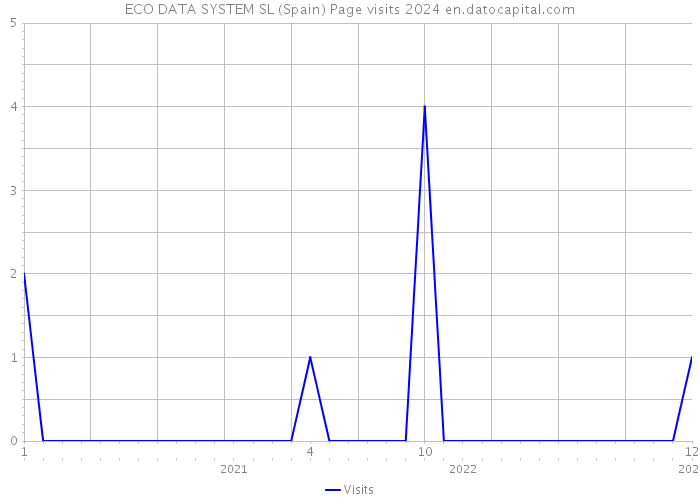 ECO DATA SYSTEM SL (Spain) Page visits 2024 