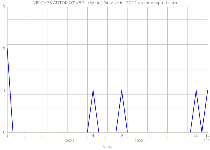 VIP CARS AUTOMOTIVE SL (Spain) Page visits 2024 