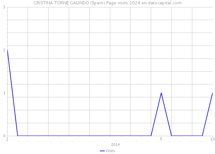 CRISTINA TORNE GALINDO (Spain) Page visits 2024 