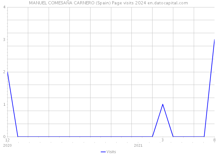 MANUEL COMESAÑA CARNERO (Spain) Page visits 2024 