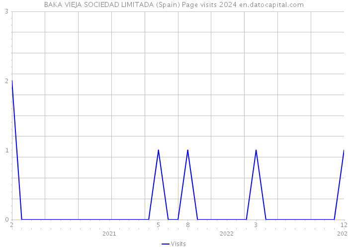 BAKA VIEJA SOCIEDAD LIMITADA (Spain) Page visits 2024 