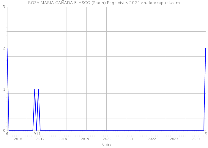 ROSA MARIA CAÑADA BLASCO (Spain) Page visits 2024 