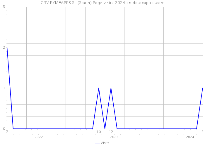 CRV PYMEAPPS SL (Spain) Page visits 2024 