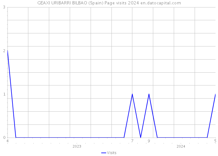 GEAXI URIBARRI BILBAO (Spain) Page visits 2024 