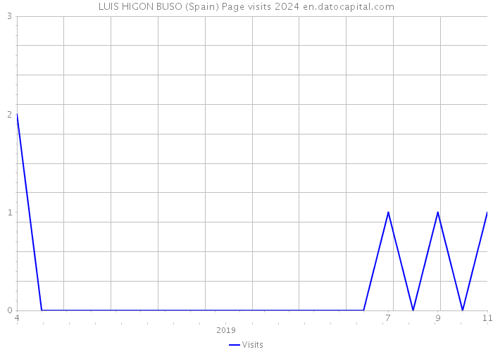 LUIS HIGON BUSO (Spain) Page visits 2024 