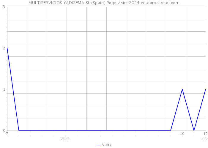MULTISERVICIOS YADISEMA SL (Spain) Page visits 2024 