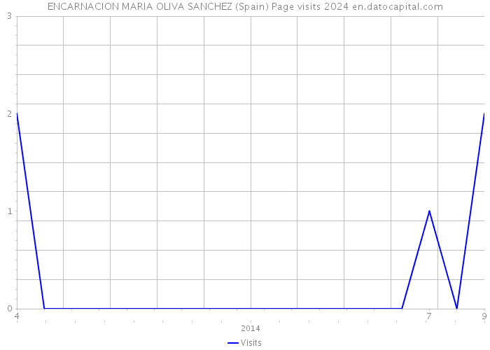 ENCARNACION MARIA OLIVA SANCHEZ (Spain) Page visits 2024 