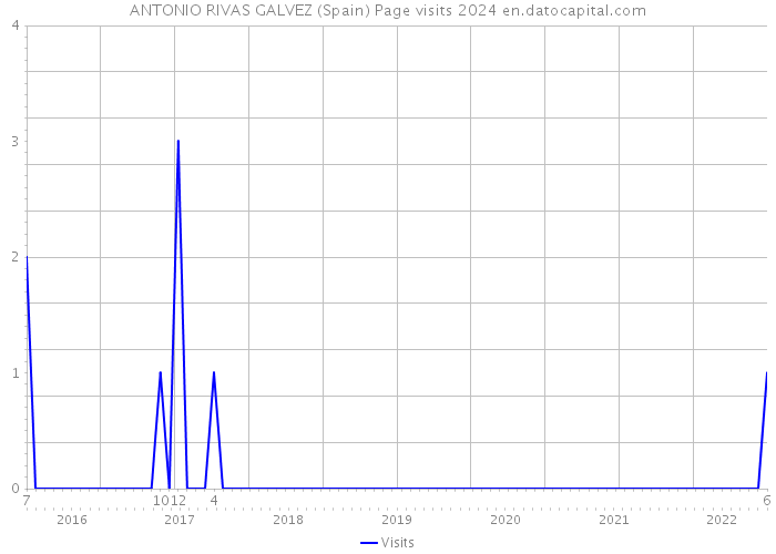 ANTONIO RIVAS GALVEZ (Spain) Page visits 2024 