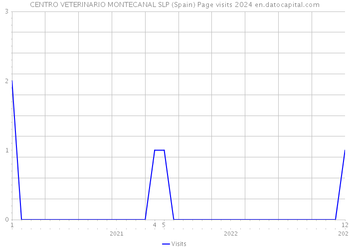 CENTRO VETERINARIO MONTECANAL SLP (Spain) Page visits 2024 
