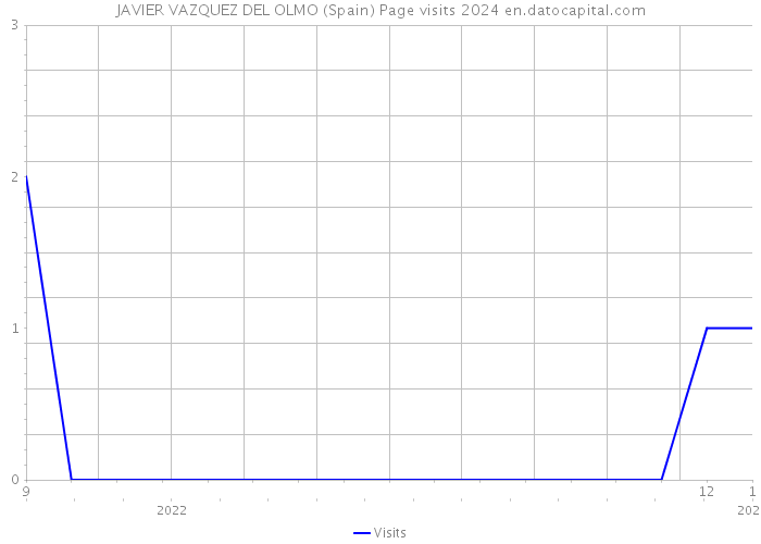 JAVIER VAZQUEZ DEL OLMO (Spain) Page visits 2024 