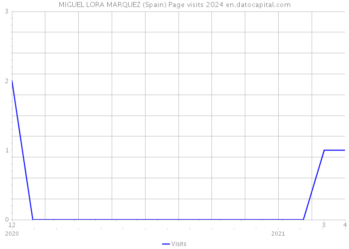 MIGUEL LORA MARQUEZ (Spain) Page visits 2024 