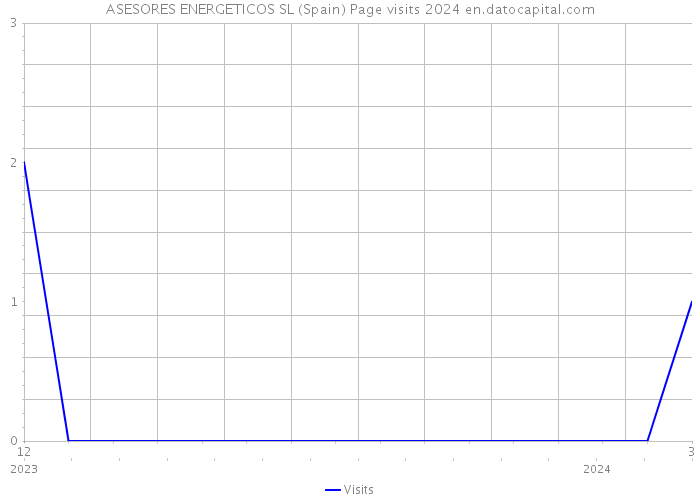 ASESORES ENERGETICOS SL (Spain) Page visits 2024 